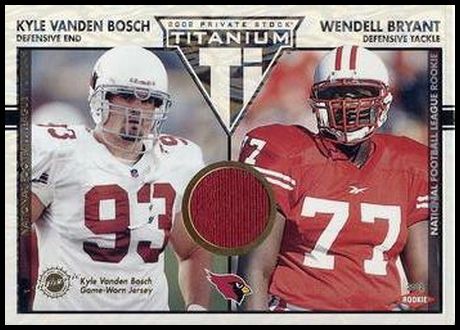 103 Kyle Vanden Bosch Wendell Bryant RC, MEM, SN1100